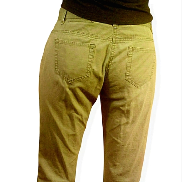 DKNY Studded Crop Khaki Pants - Size 5 - Picture 8 of 12